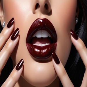 sinnlichen Lippen und die Befehle einer Domina